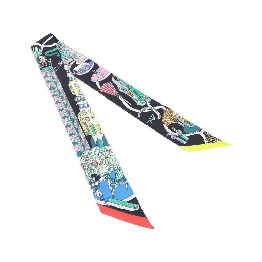 Hermes Exposition Universal Twilly 063536S Scarf Muffler